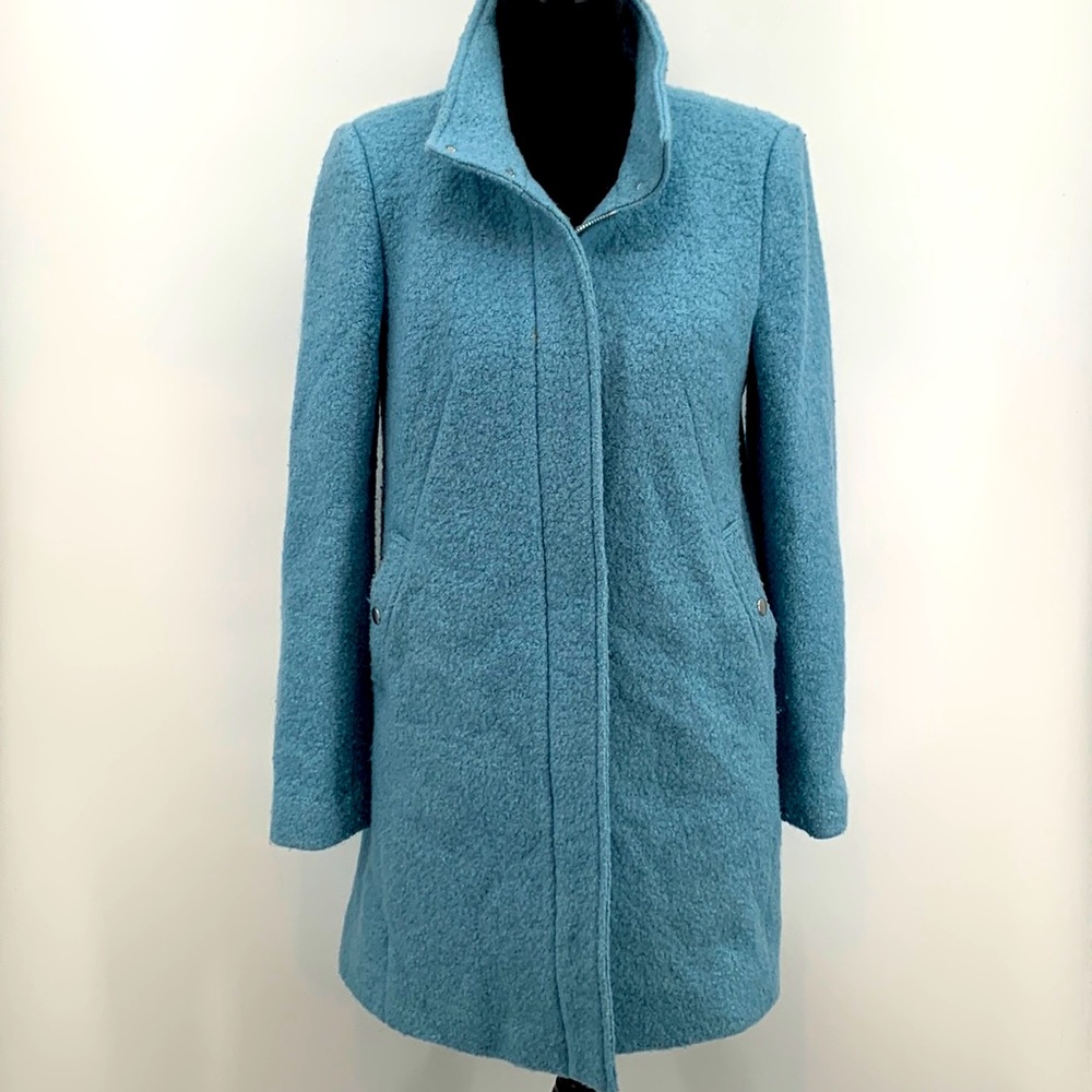 LOFT jacket trench Coat Size Small Wool Blend